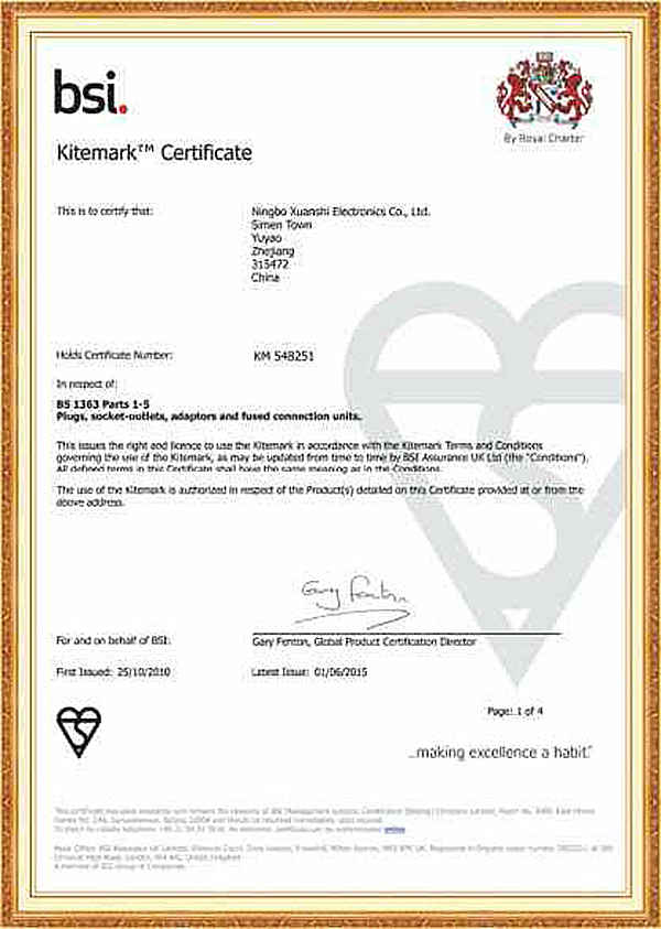 BSI certificering