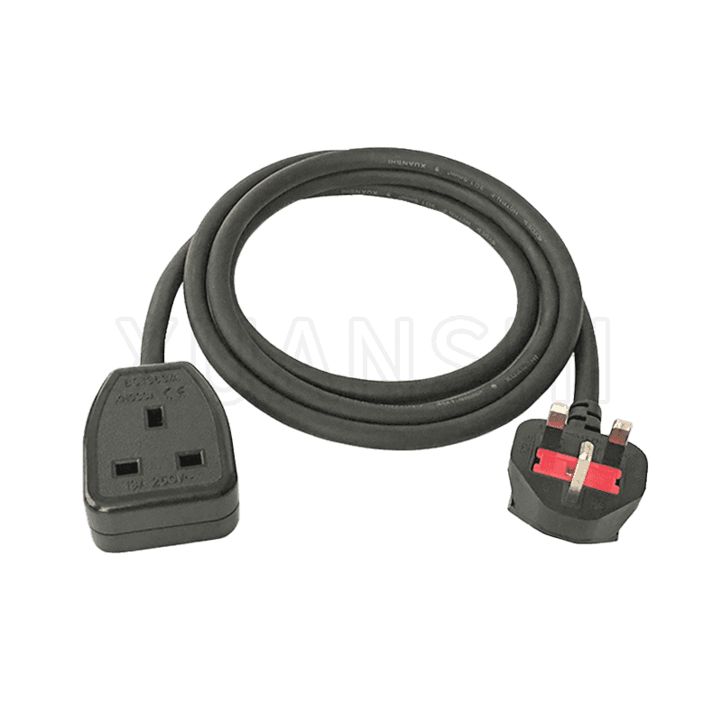 UK stikkontakt strømforlængerledning JL-49,JL-49B